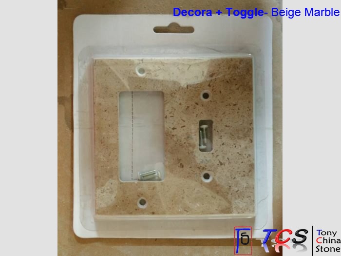 Decora + Toggle Beige Marble