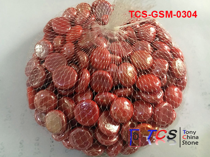  TCS-GSM-03 -Opaque Glass Flat Round